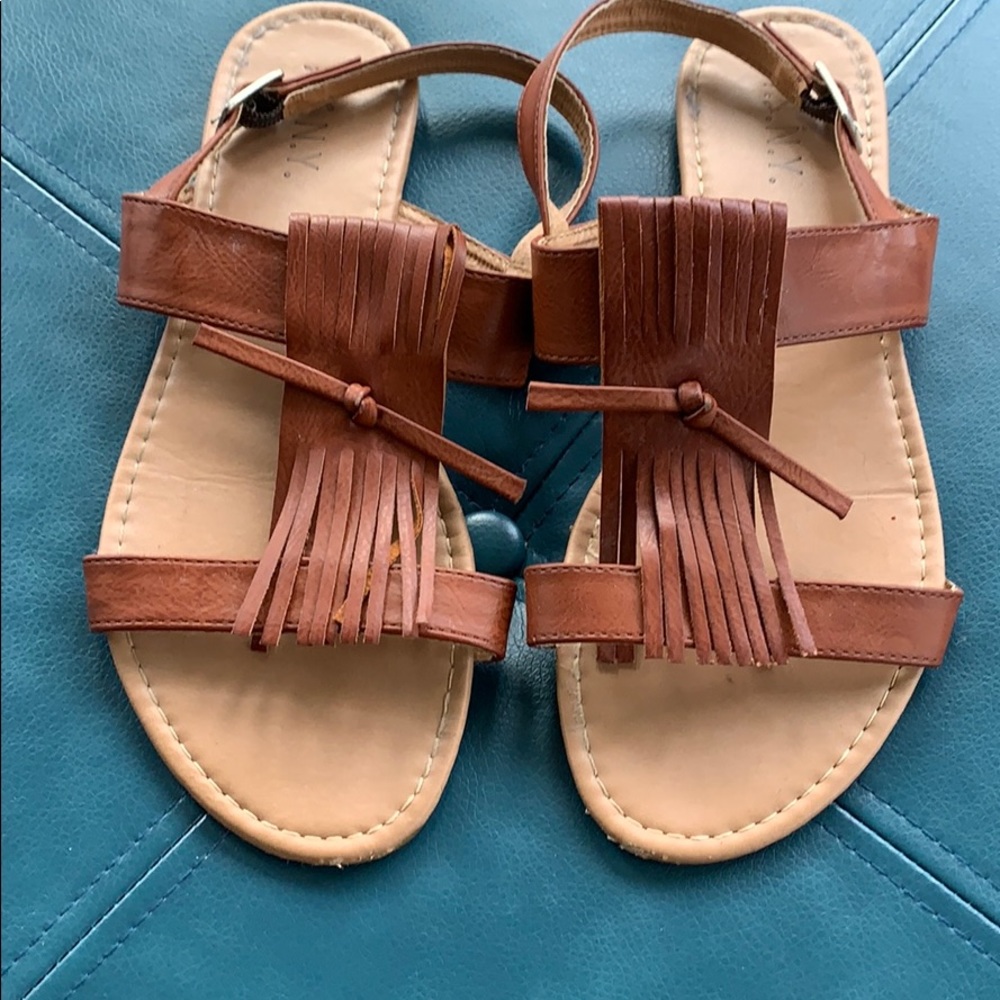 Brown sandals